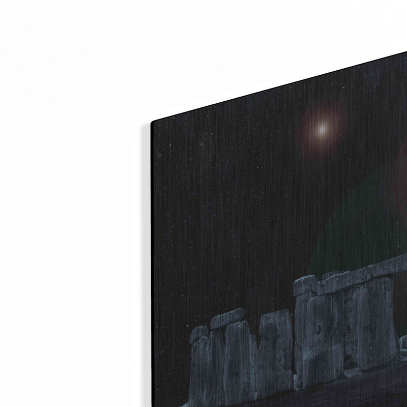 'Stonehenge Aligned' by Epic Portfolio Metal Wall Art, 12" H x 16" W