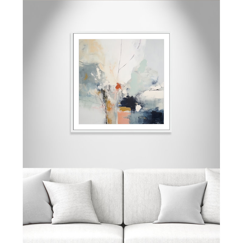 «Ethereal Blue Beats II» par Irena Orlov, Blanc satiné, Imprimé mat, L 32 po x H 32 po