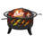 Patio Lights Round Steel Smokeless Fire Pit-9121112
