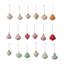 Handmade Paper Mache Ornament With Metallic Gold Details