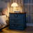 Farmhouse End Table With Charging Station, 3-Drawer Nightstand With USB Ports & Smiling Handle, Rustic Wood Bedside Table For Living Room/Bedroom-153348914