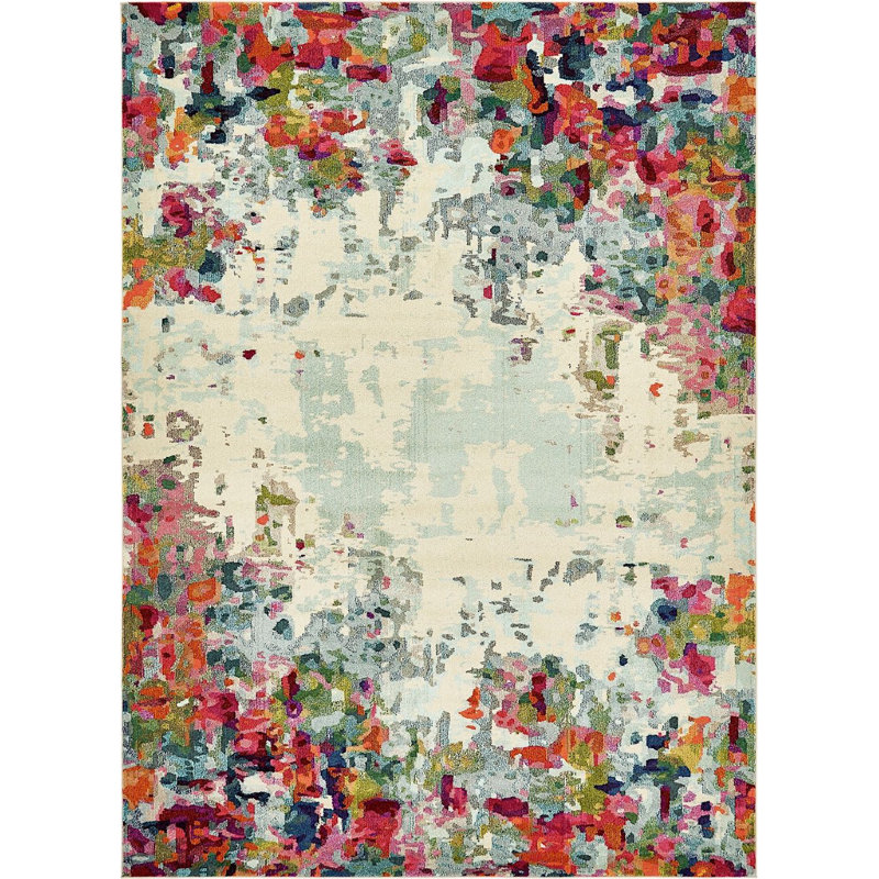 Quinlin Abstract Indoor Rug, Rectangle 9' x 12'