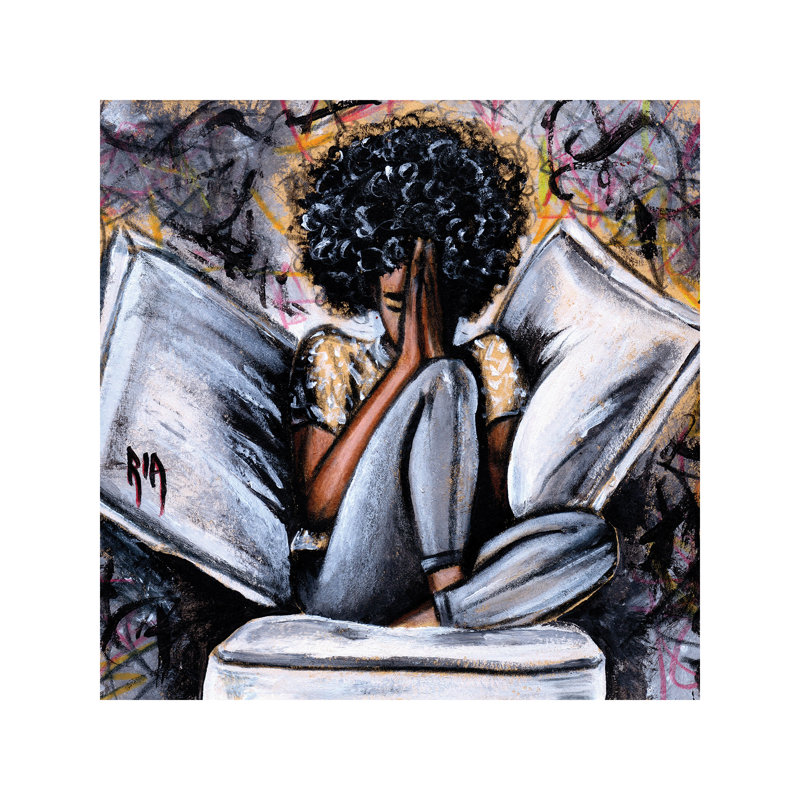 'All I Have...' by Artist Ria - Print, 26" H x 26" W x 1.5" D, No Mat, Wrapped Canvas