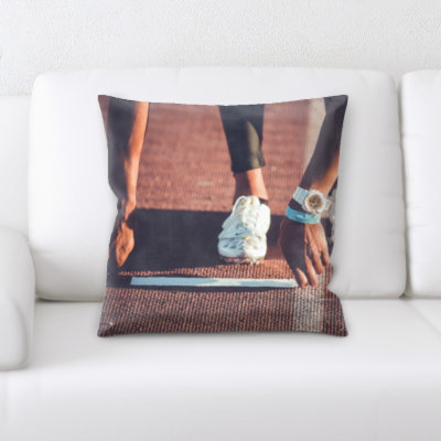 Coussin « about to sprint »