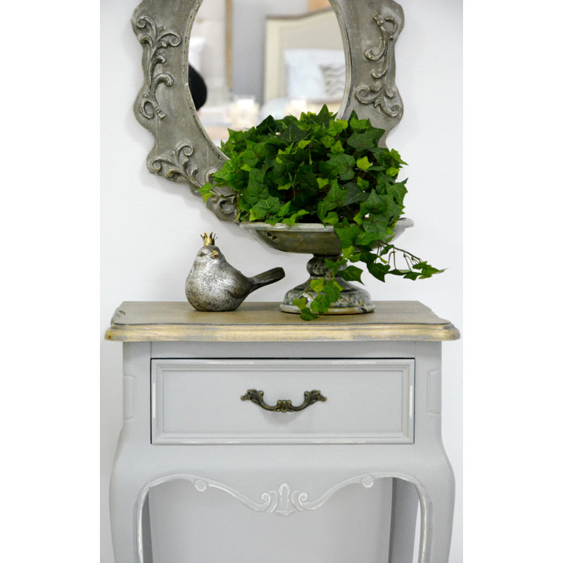 Desimone 48cm W Solid + Manufactured Wood Bedside Table