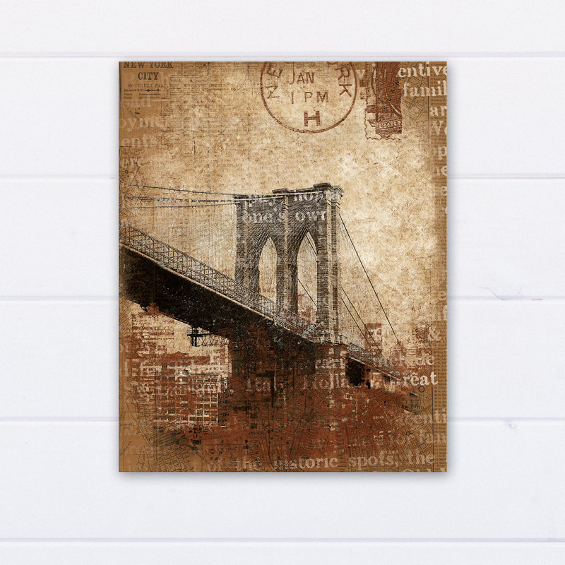 " Brooklyn Bridge Distressed "