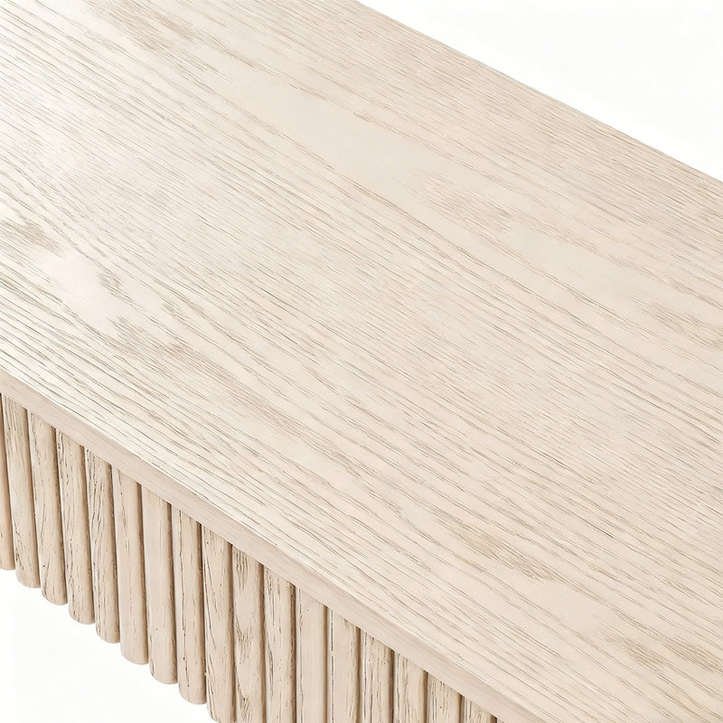 Console Retro Minimalist, Beige, H 29,92 po x l 47,24 po x P 11,81 po