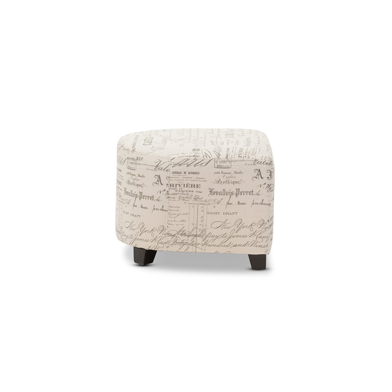 Ailani 28.47" Wide Wool Armchair and Ottoman