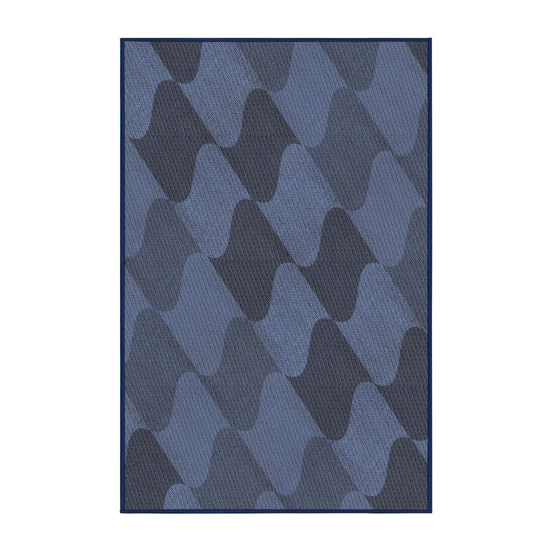 Tapis de zone lavande à motifs, Rectangle 5 pi x 7 pi