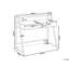 Aiana Metal Base Writing Desk