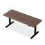 Bureau d'écriture rectangulaire en bois de noyer noir à hauteur réglable-1018112651