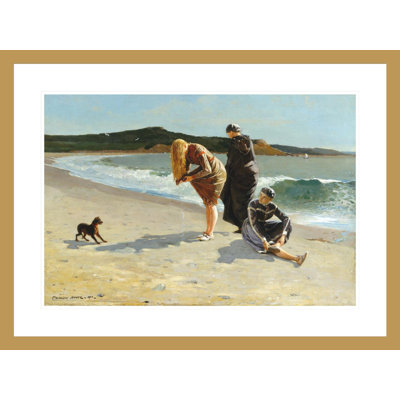 «Eagle Head Manchester Massachusetts (High Tide)» par Winslow Homer, impression giclée encadrée