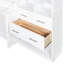  Lit escamotable double pleine grandeur avec placard, tablettes et tiroirs de rangement, blanc-2107023591-2107023588