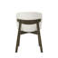 Chaise d'appoint en chenille et noyer gris Mallin (ensemble de 2)