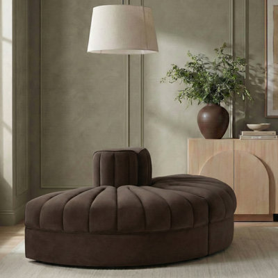 Tissu d'ameublement en velours Paynton 2 pièces Causeuse modulaire