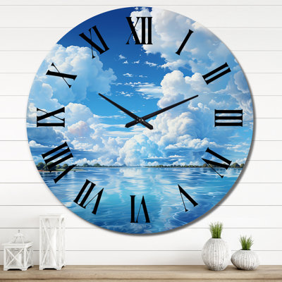 Horloge murale en métal Benjamin