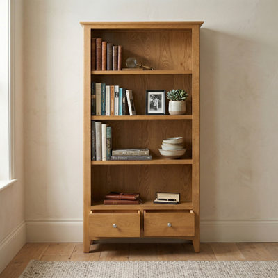 Censu Balyor Painted Oak Large Bookcase