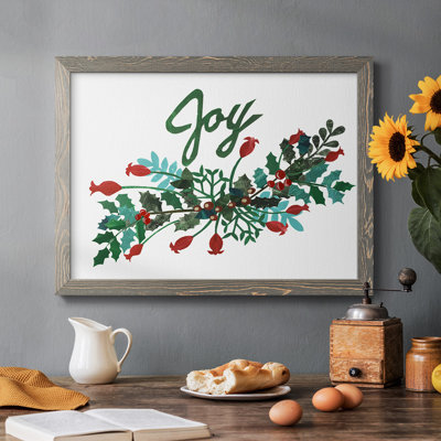 «Cut Wreath Christmas I», reproduction sur toile