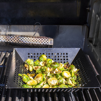 Steel Non-Stick Dishwasher Safe Grill Basket