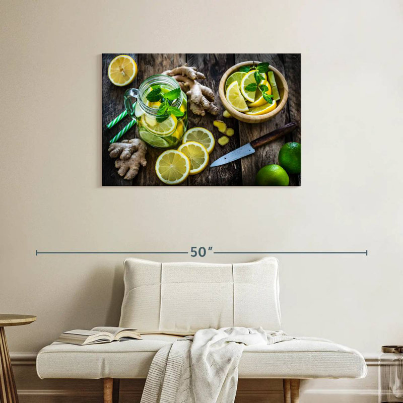 Yarlin Lemon Kitchen, 24" H x 36" W