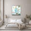 Superbe peinture décorative en verre trempé 23,6 po x 23,6 po | 100% verre trempé, épaisseur: 0,16 pouce | Impression UV pour des couleurs éclatantes | Art mural parfait pour la décoration de la maison ou du bureau, design moderne et élégant-8994022