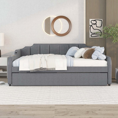 Upholstery Daybed with Trundle