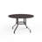 La Jolla Round Outdoor Dining Table Umbrella Hole , 48 " W 48 " D