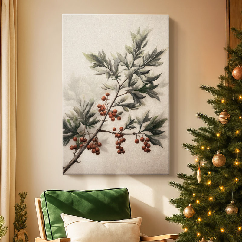 Tinsel - bougie paroissiale dorée - toile tendue avec châssis de qualité supérieure, H 18 po x l 12 po