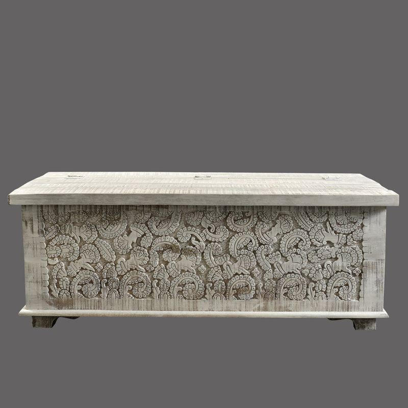Coffre de panneau sculpté Riddell