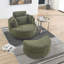 Fabric Upholstered Club Chair with Wood Legs-546751632