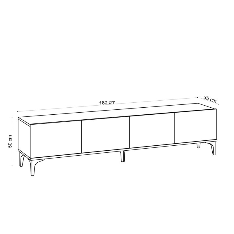 Helmut TV Stand for TVs up to 50"