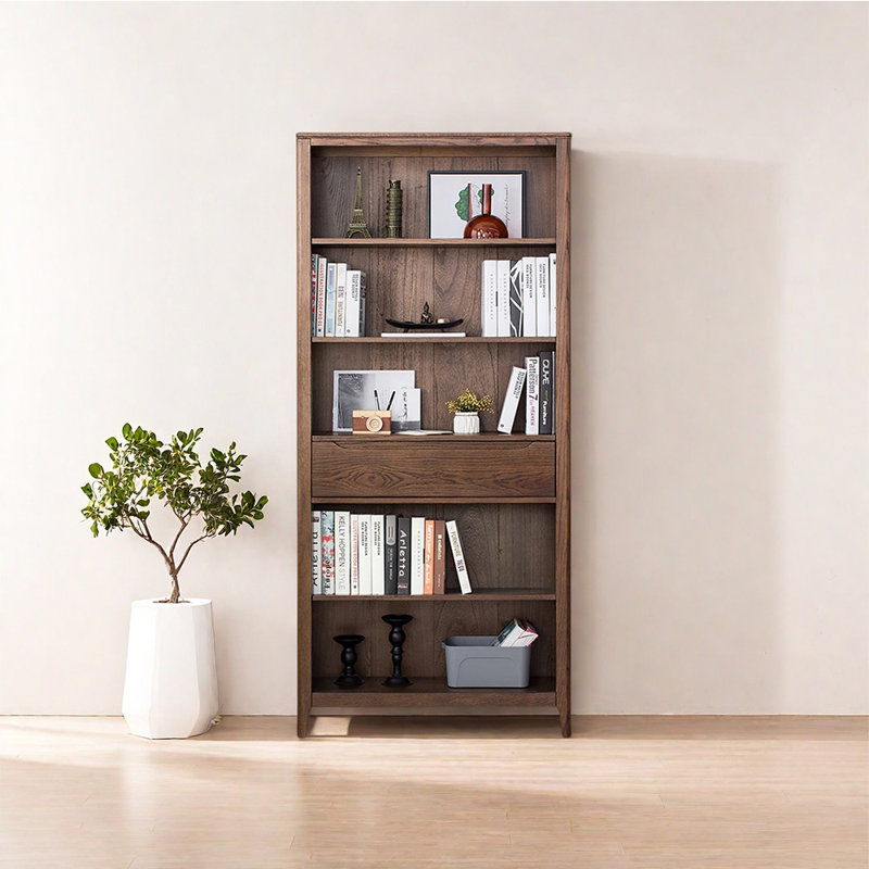 Bibliothèque semi-ouverte de style européen