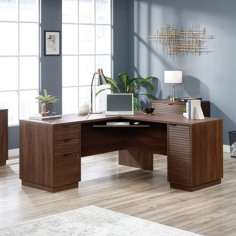 Bettye L-Shape Executive Desk