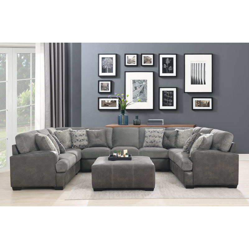 Canapé modulaire avec repose-pieds Eastep