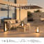 Lanterne solaire extérieure étanche IP65, lampadaire DEL extérieur