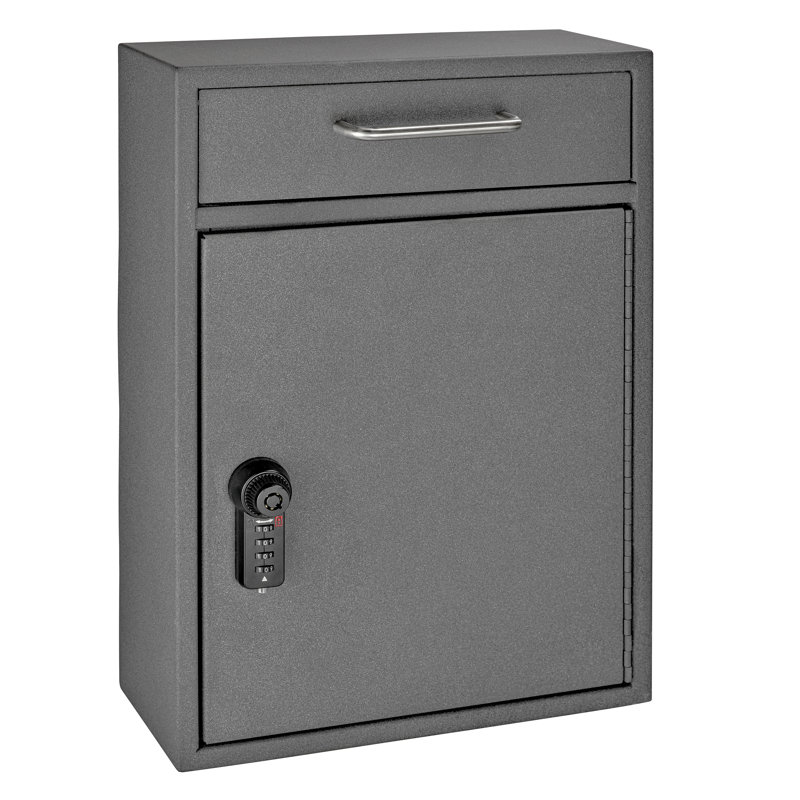 Key Boss Combination Security Cabinet Drop Box, Granite