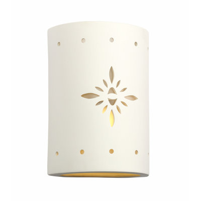 Ninamarie Ceramic Outdoor Wall Light, LED Bulb Included