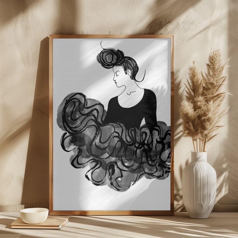 1 Piece Wrapped Canvas Wall Art, 91.44 cm H x 60.96 cm W