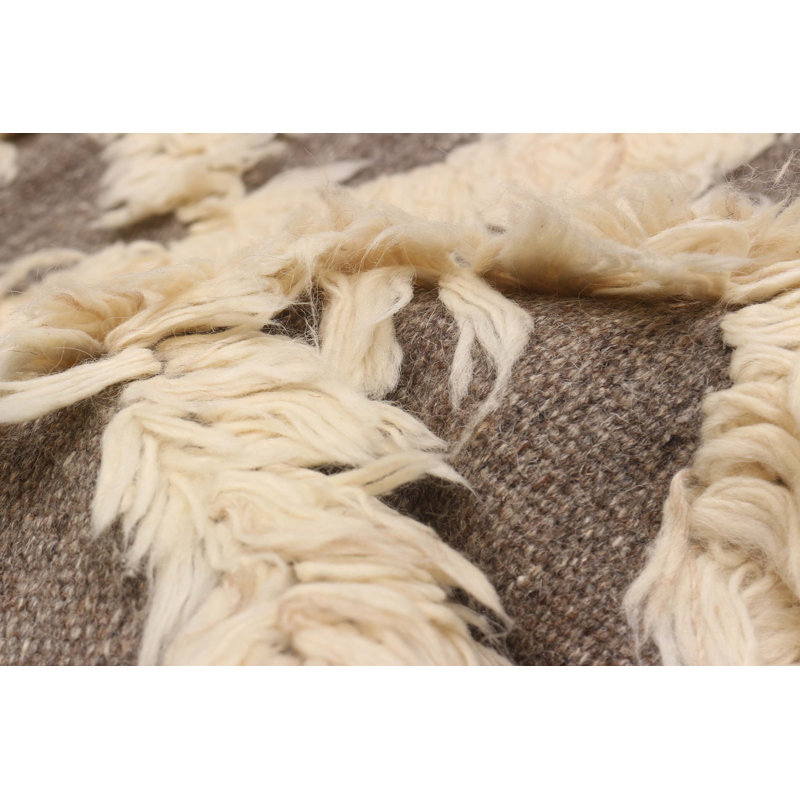 Marrakech Cream, Taupe Kilim 6'11" x 9'9"