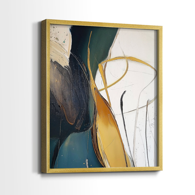 "ABSTRACT Series DCxxi" par J Paul, Or, H 15 po x l 12 po