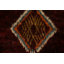 Tapis brun / orange / bleu en laine noué à la main de conception unique 6 pi 4 po x 10 pi 3 po New Age