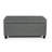 Linen Blend Upholstered Storage Bench-1864597437