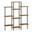 Industrial 4-Layer Bookshelf with Metal Frame