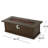50,000 Outdoor Fire Pit, 56'' Rectangular. Brown Wood Theme. Lightweight Concrete, No Assembly, Build A Relaxing Zone Rectangular Fireplace, 56''. Appearance. Concrete. Assembly Required For Charming