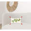 Coussin lombaire blanc et rouge