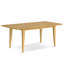 Table de salle à manger extensible contemporaine 60 à 76 po x 36 po Colby