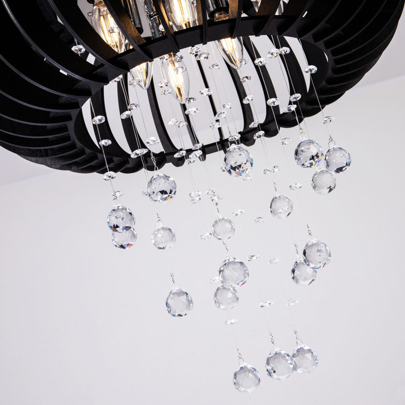 Lustre en cristal 6 lumières