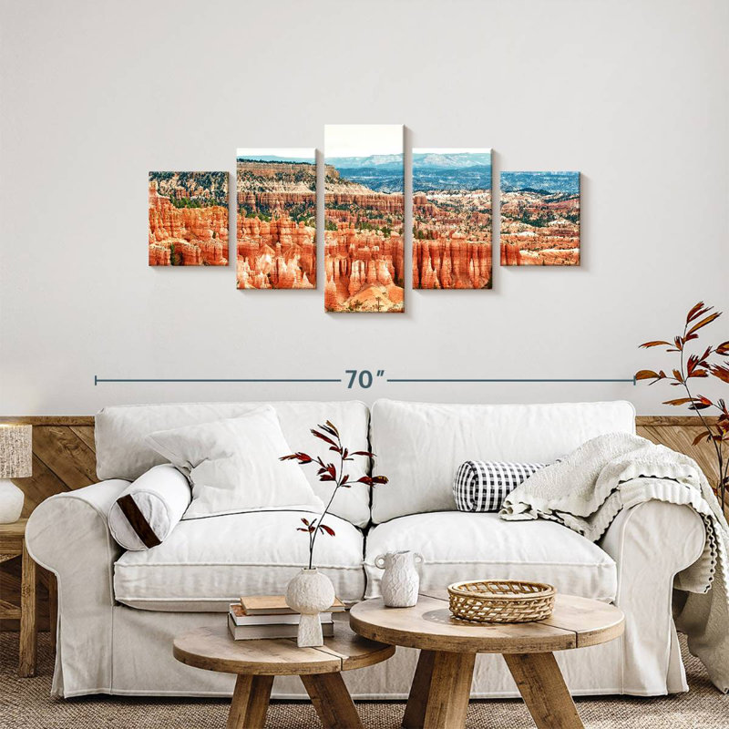 Vue matinale d'Alvord Bryce Canyon, H 24 po x l 55 po
