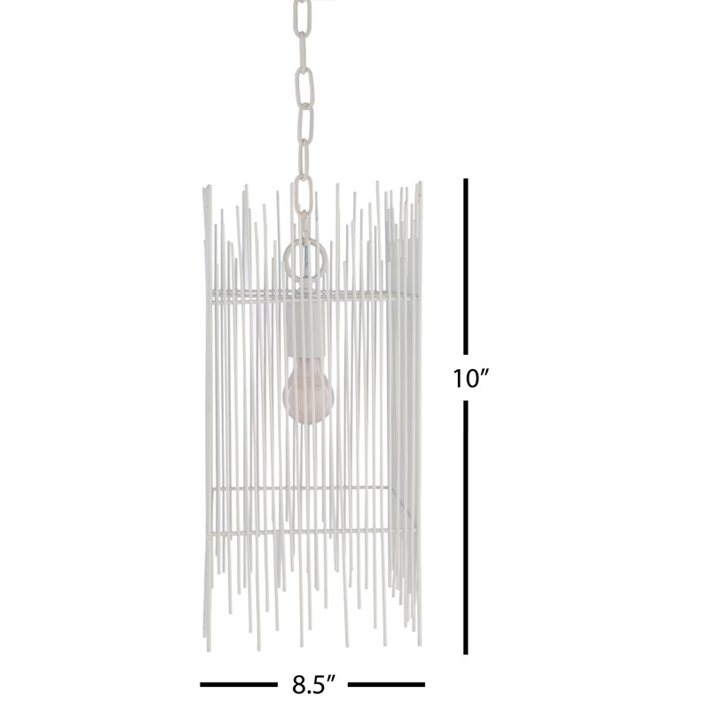 Leia 1 - Light Unique/Statement Pendant, White