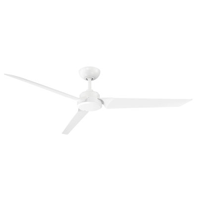Roboto 3 - Blade Indoor/Outdoor Smart Ceiling Fan with Remote Control Included, Works With Alexa and iOS / Android App
